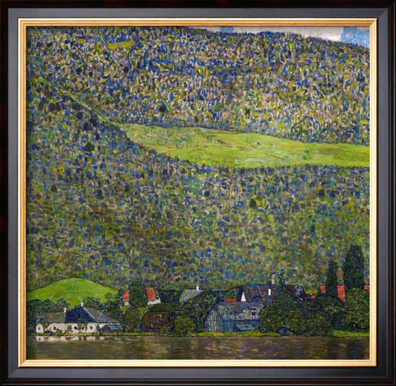 Unterach On Lake Attersee, Austria, 1915 by Gustav Klimt